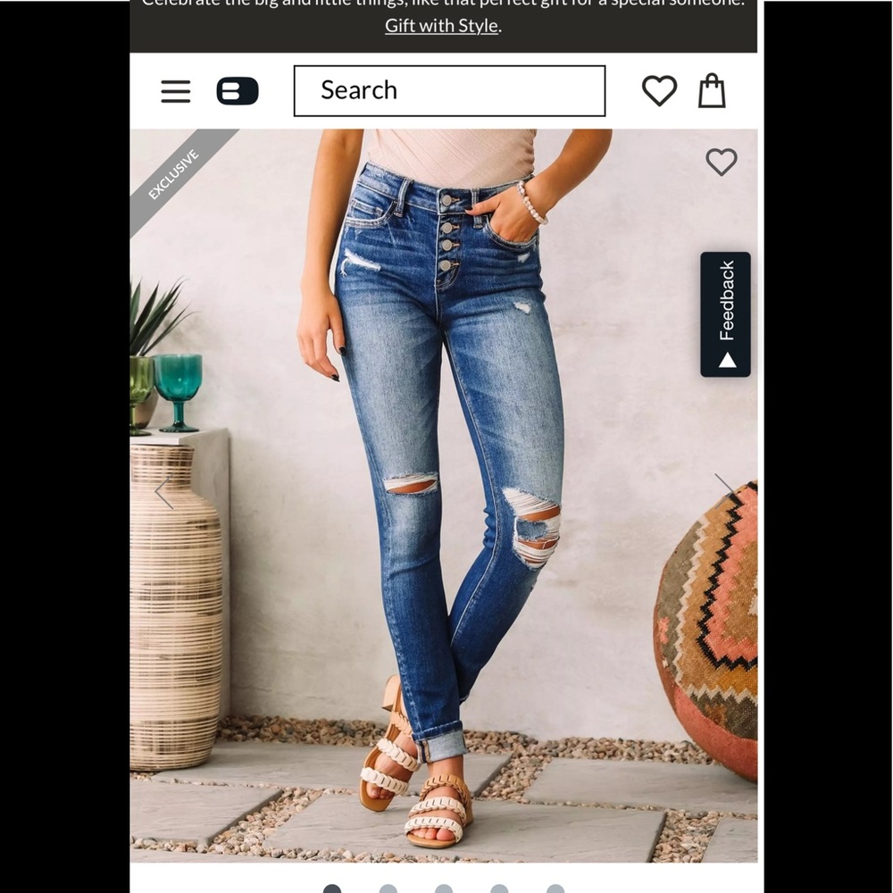 Mid-Rise Skinny Stretch Jeans
